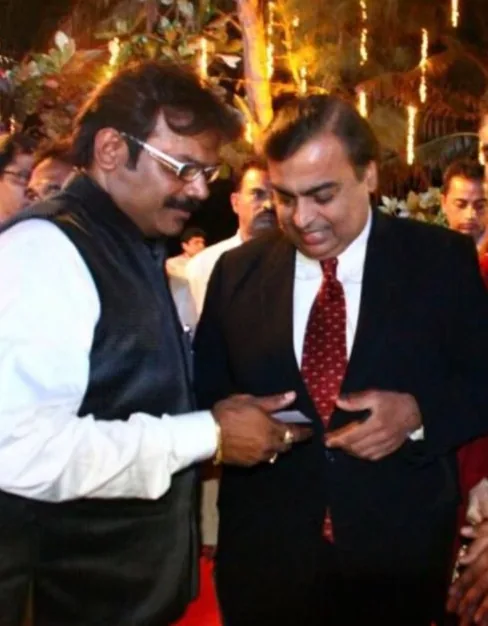 Dr. Shivanand Hulyalkar with Shri Mukesh Ambani